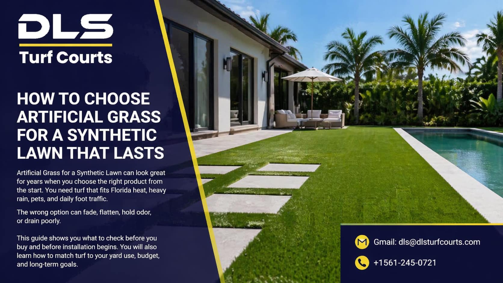 How to Choose Artificial Grass for a Synthetic Lawn That Lasts
