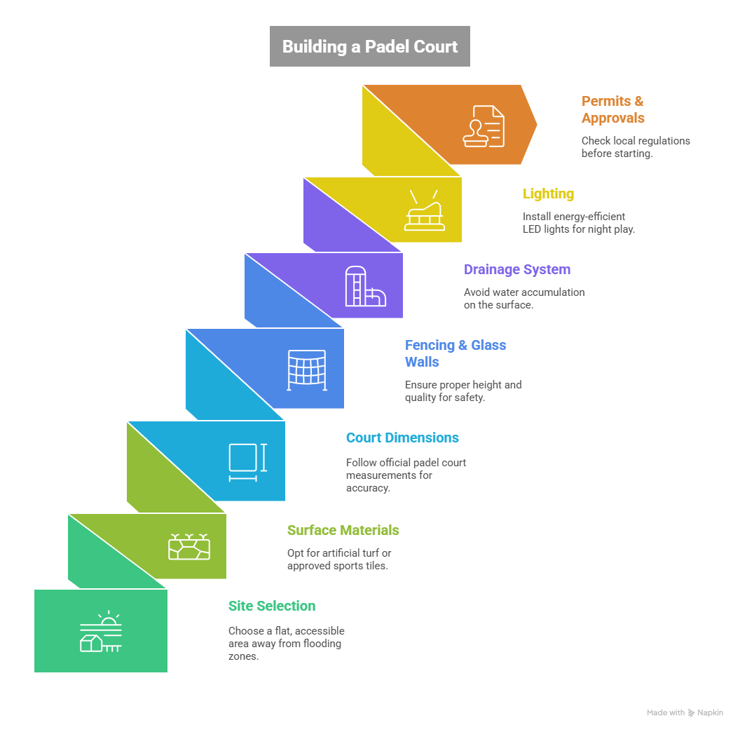 custom padel court builder in Florida