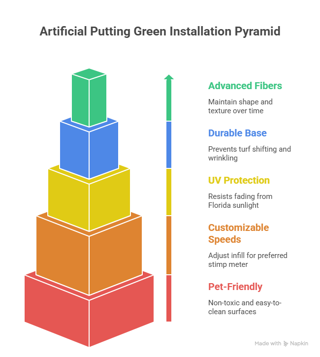Artificial Putting Green Installation