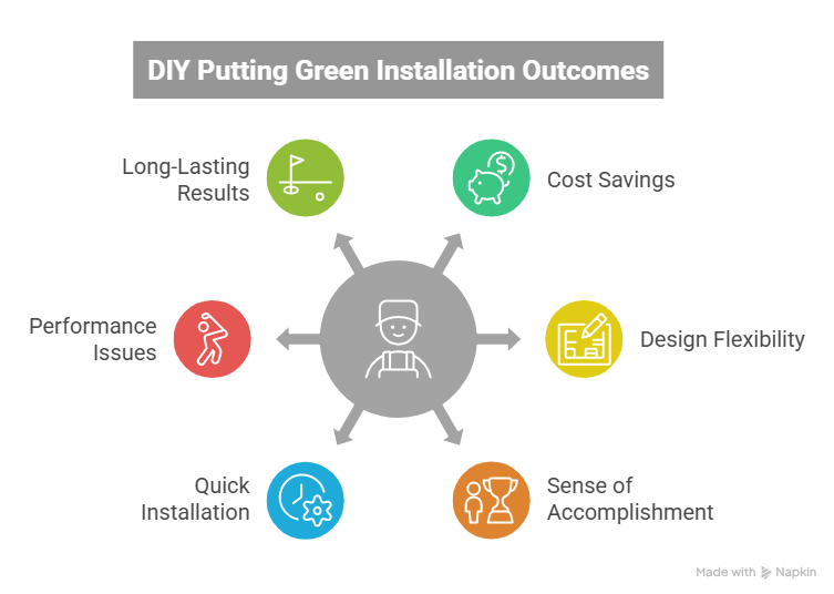 putting green installation