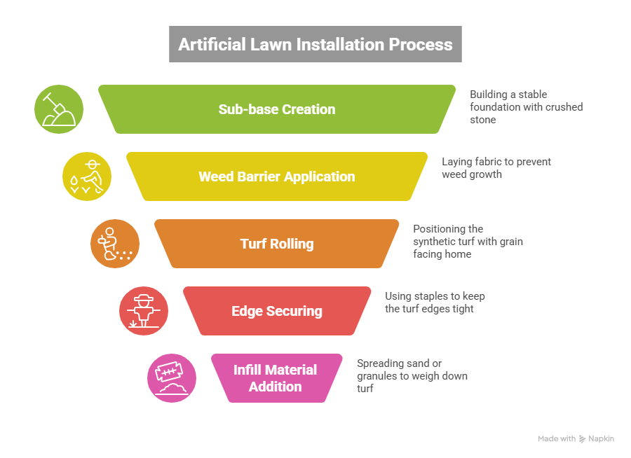 Artificial Lawn Installation in Florida