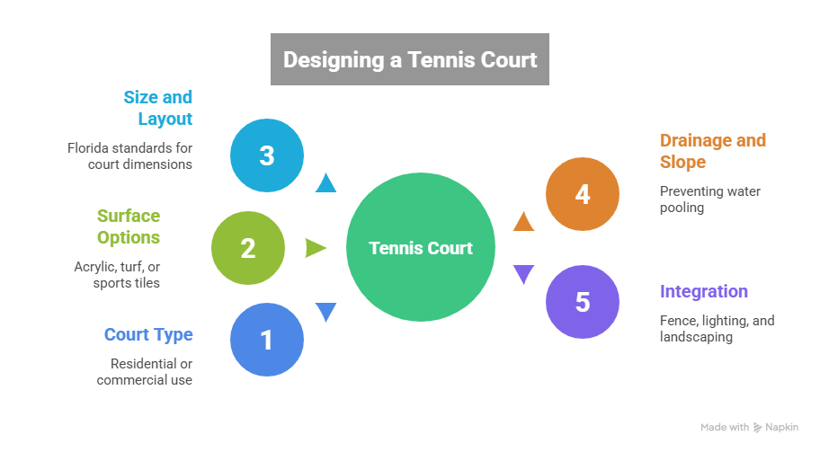 Planning and Designing Your Tennis Court