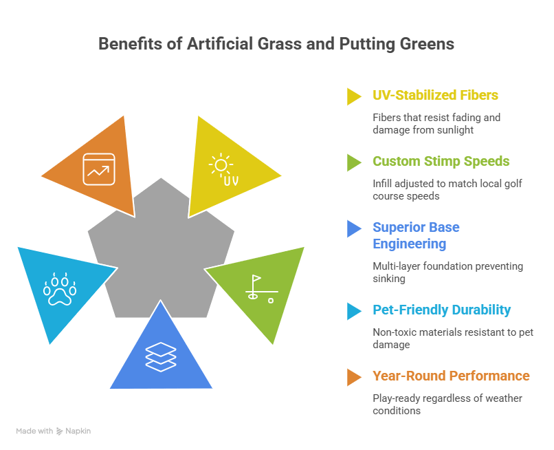 Artificial Grass and Putting Greens Installation