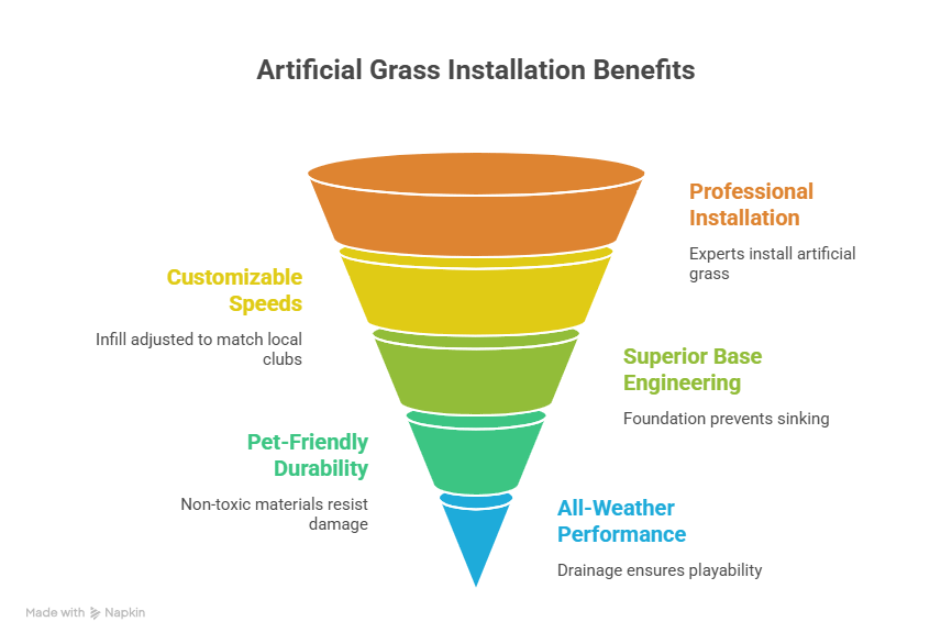 Artificial Grass and Putting Greens Installation