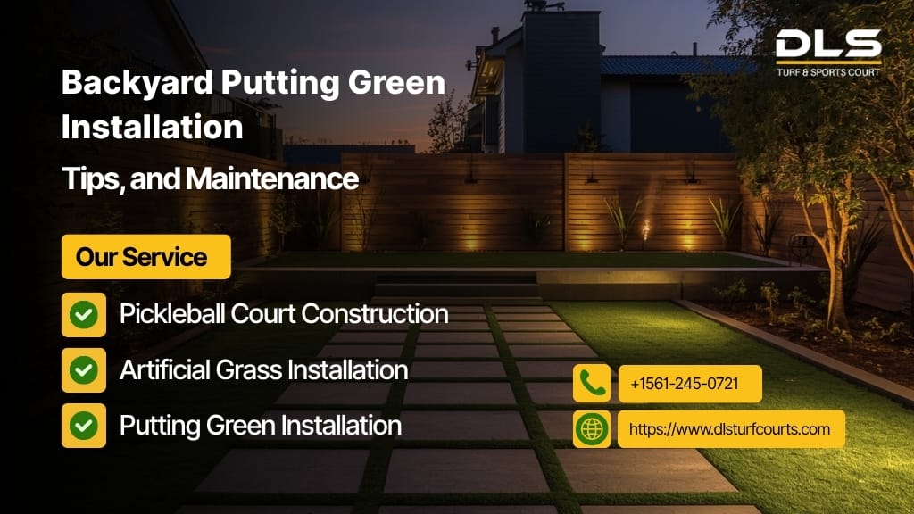 Backyard Putting Green Installation: Tips, and Maintenance