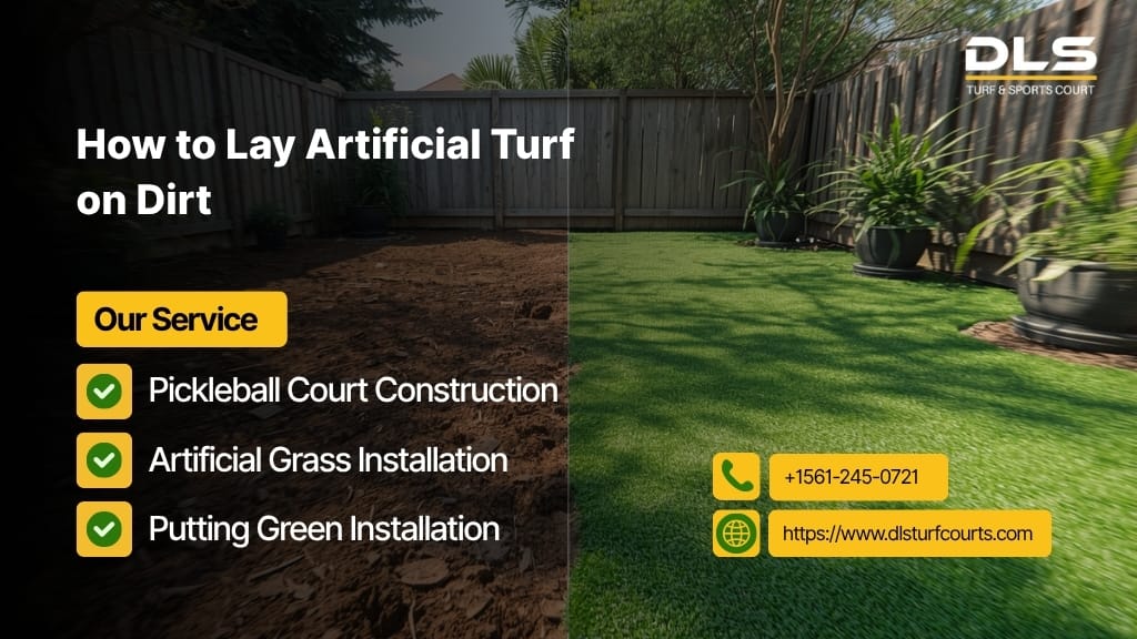 How to Lay Artificial Turf on Dirt