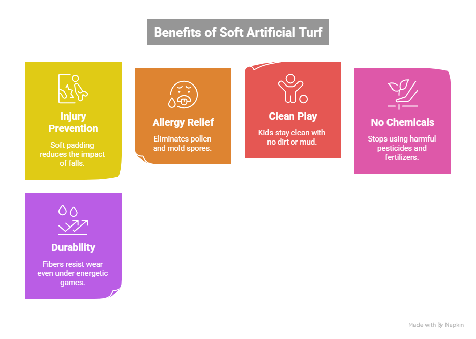 Low maintenance backyard grass