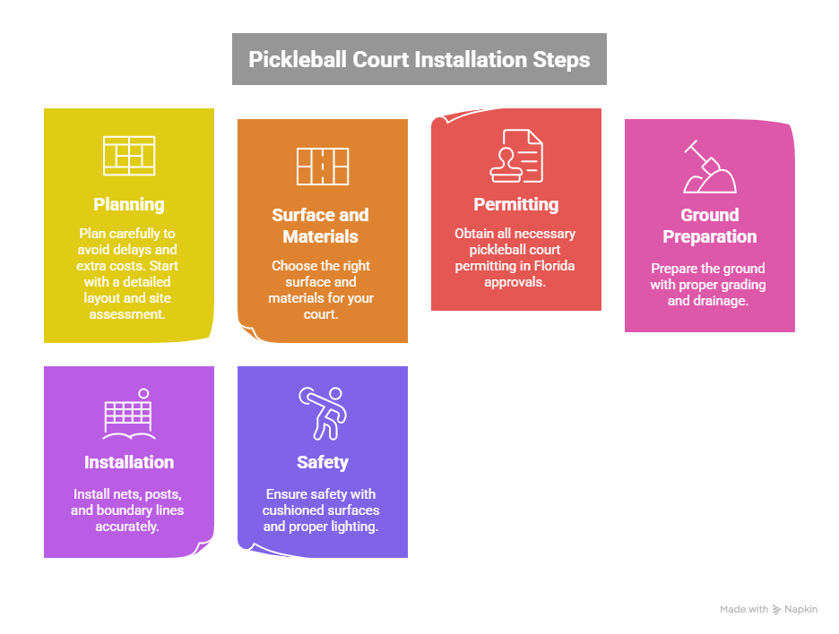 pickleball Court Installation