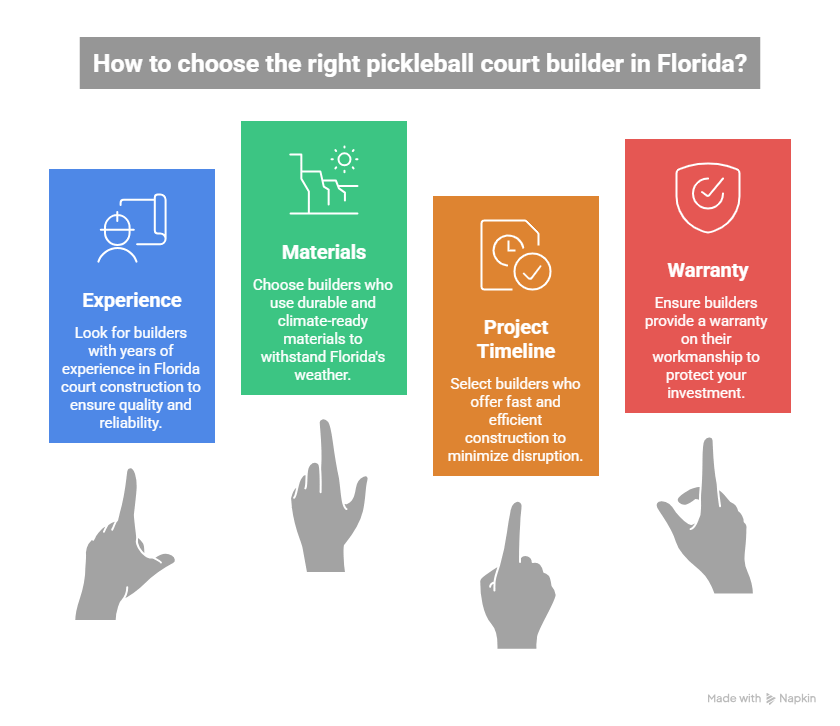 Right Pickleball Court Builder in Florida