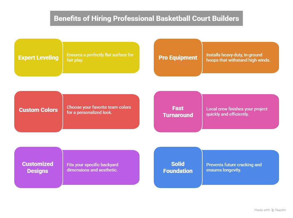 Professional Basketball Court Builders in Pompano Beach